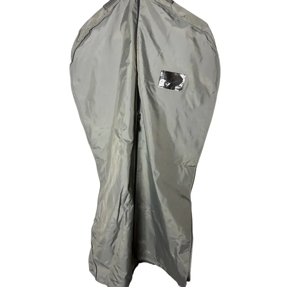Tom Ford grey nylon garment zip bag